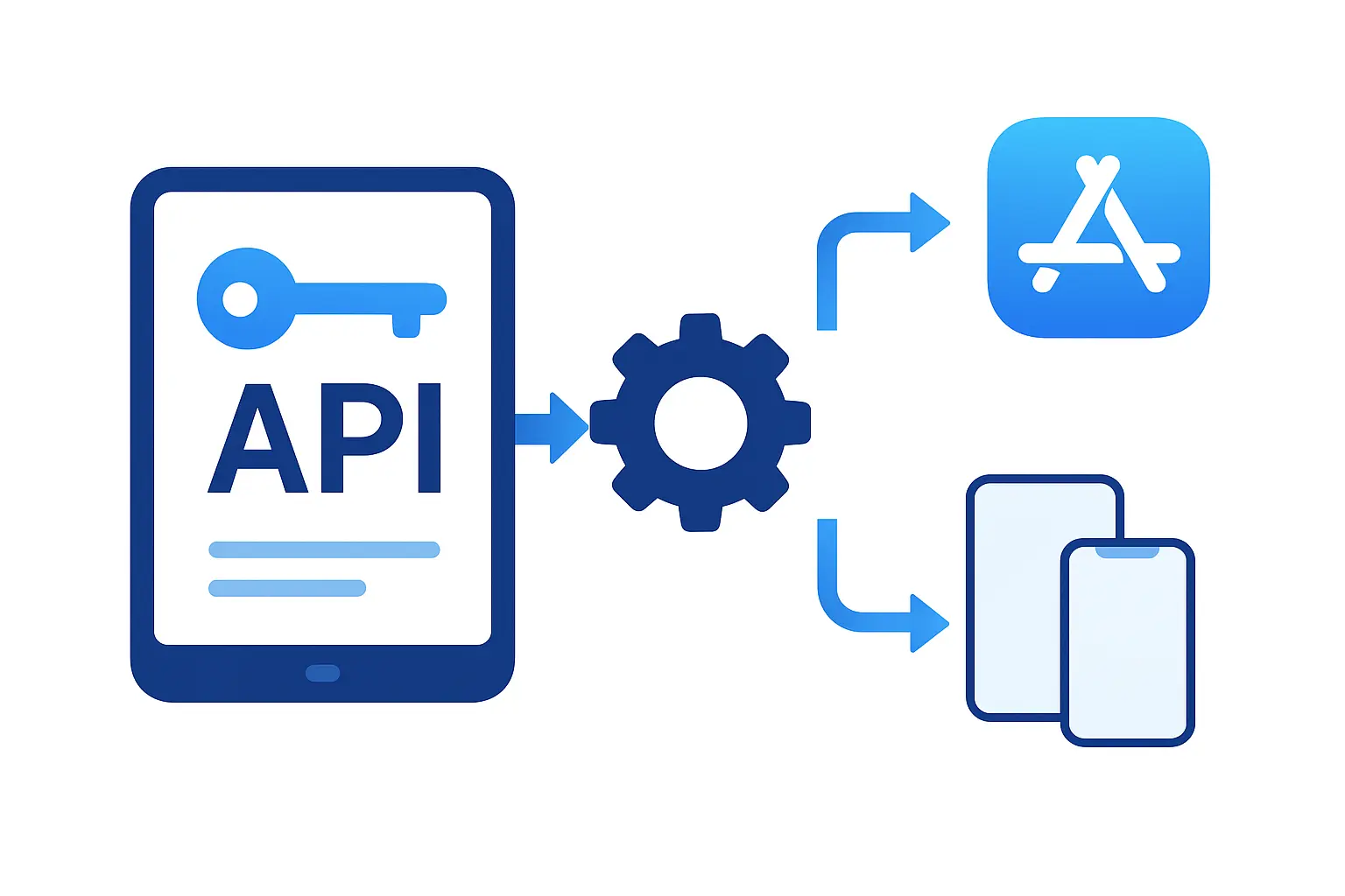 App Store Connect API key workflow for automated iOS app distribution and publishing