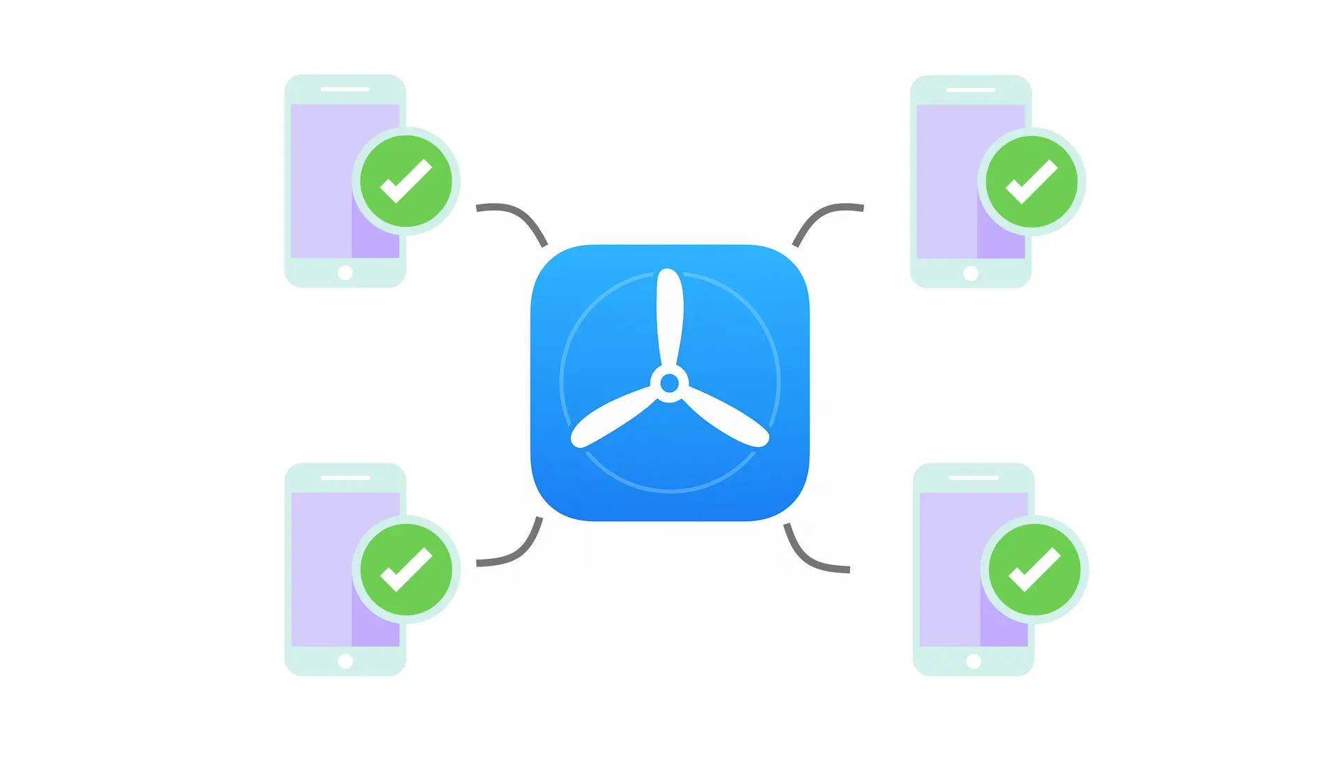 TestFlight beta distribution for sharing iOS builds with internal and external testers