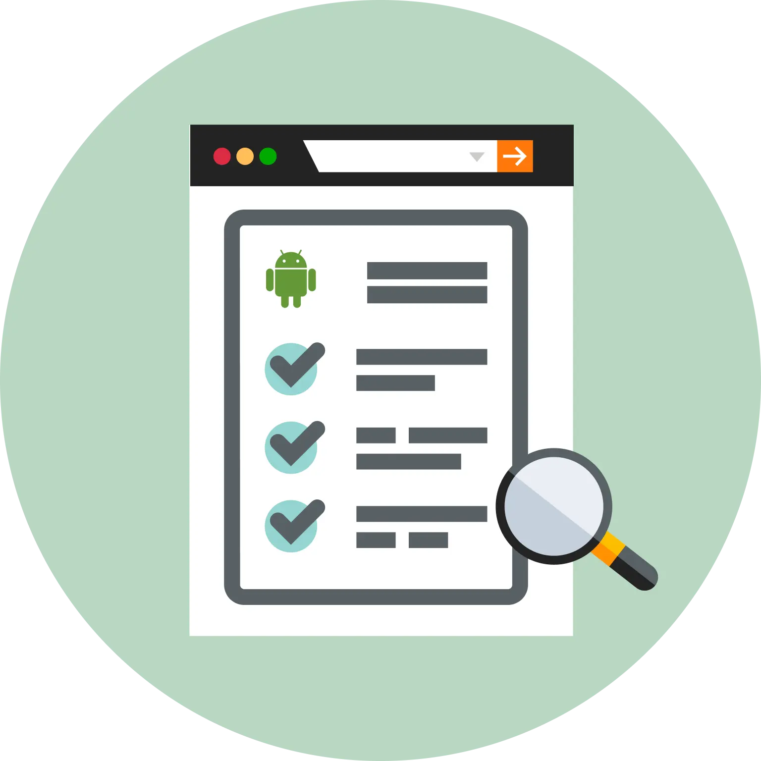 Android testing checklist for app quality validation