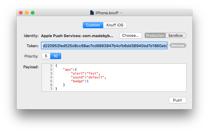 Knuff for macOS