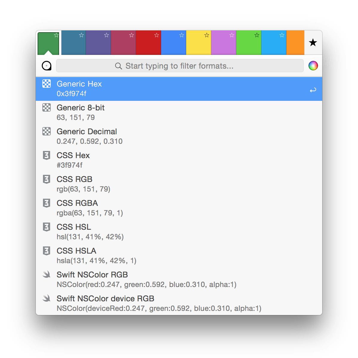 ColorSnapper 2 Mac