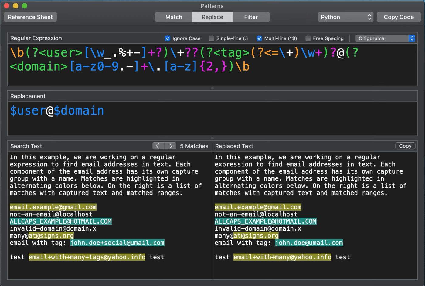 Patterns for Mac