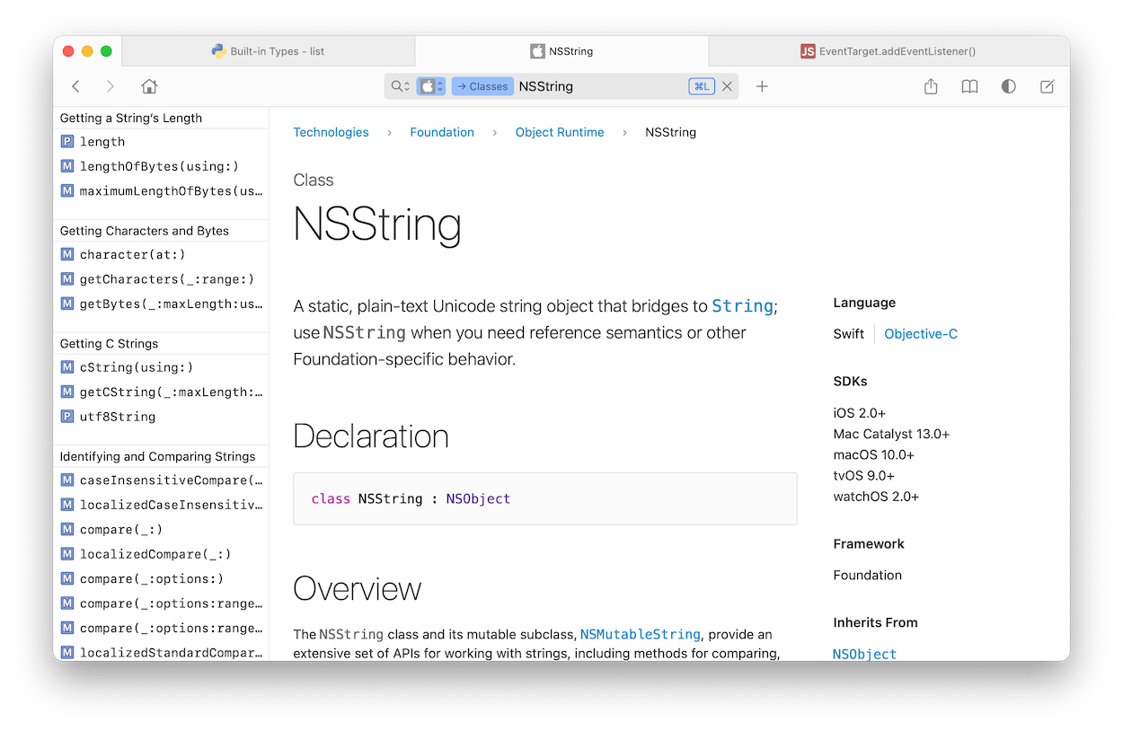 Dash for macOS