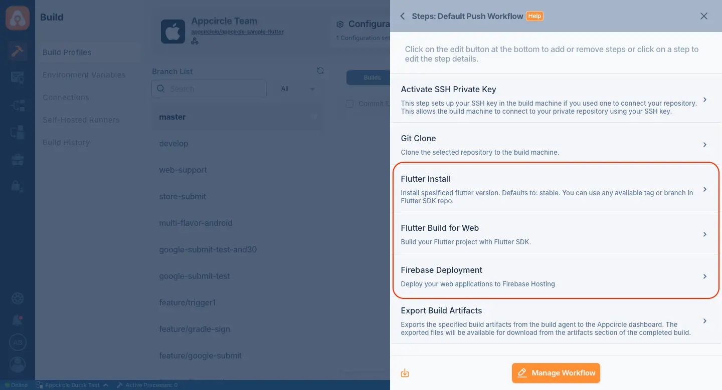 Flutter Web Firebase Hosting Appircle Steps