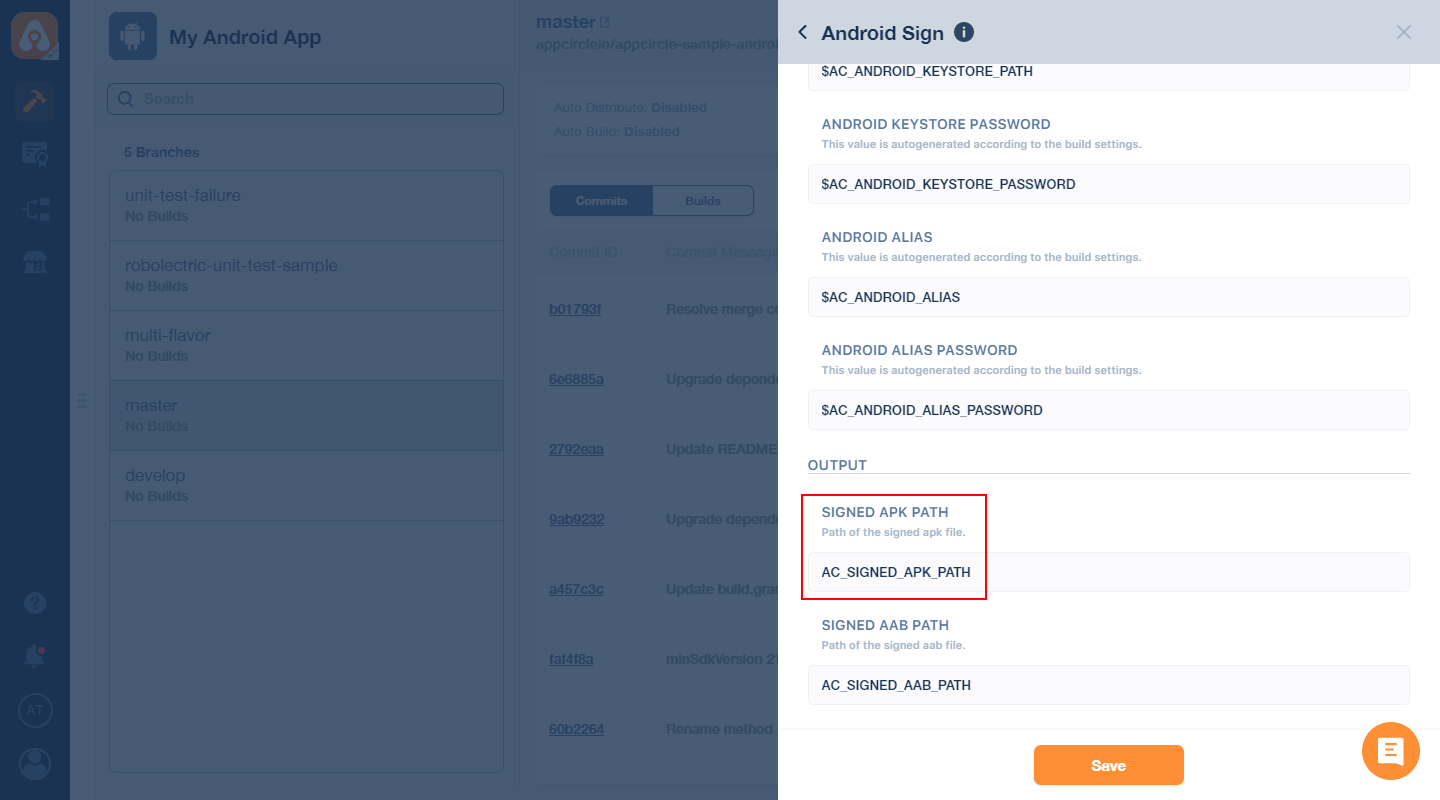 Appcircle Build Workflow Configuration