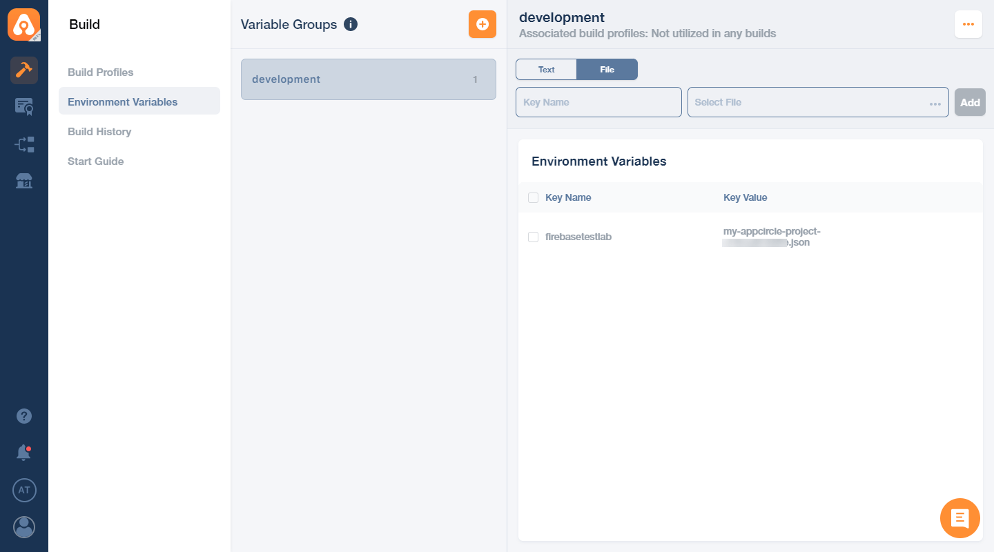 Appcircle Environment Variables