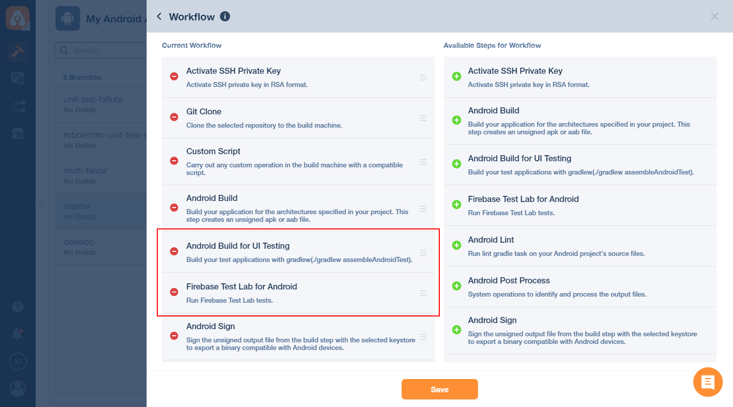 Appcircle Build Workflow Configuration