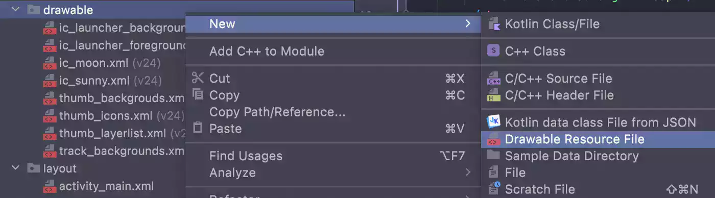 Customize Track in android
