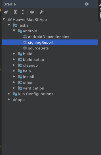 Gradle setting on Android Studio
