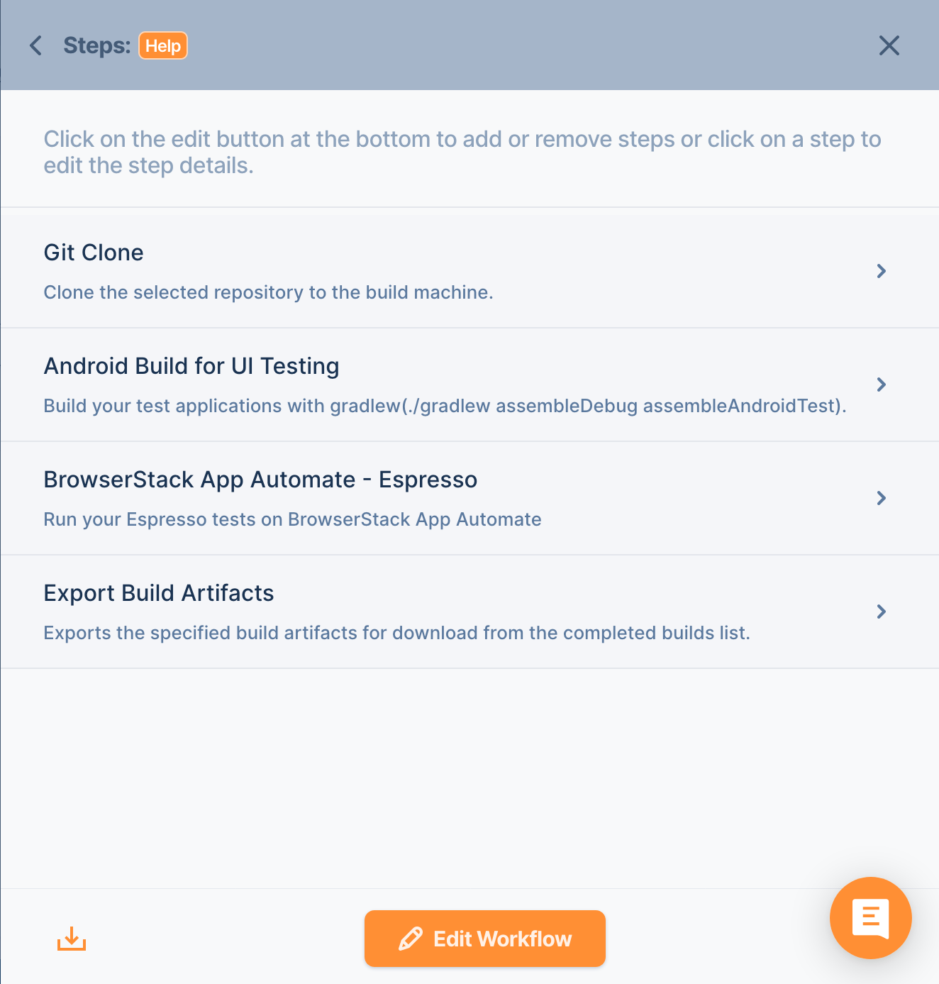 Android Build for UI Testing and BrowserStack App Automate - Espresso