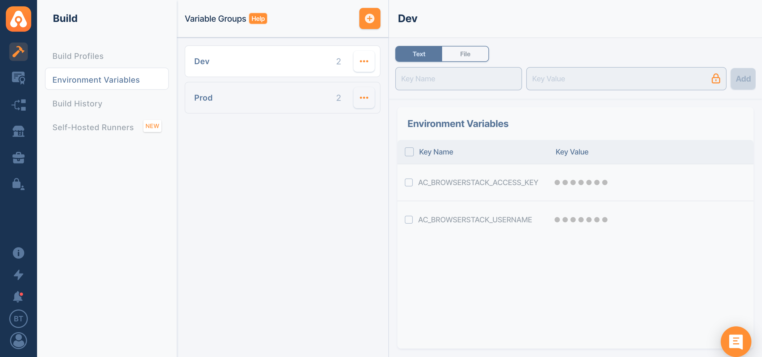 Setting Environment Variables