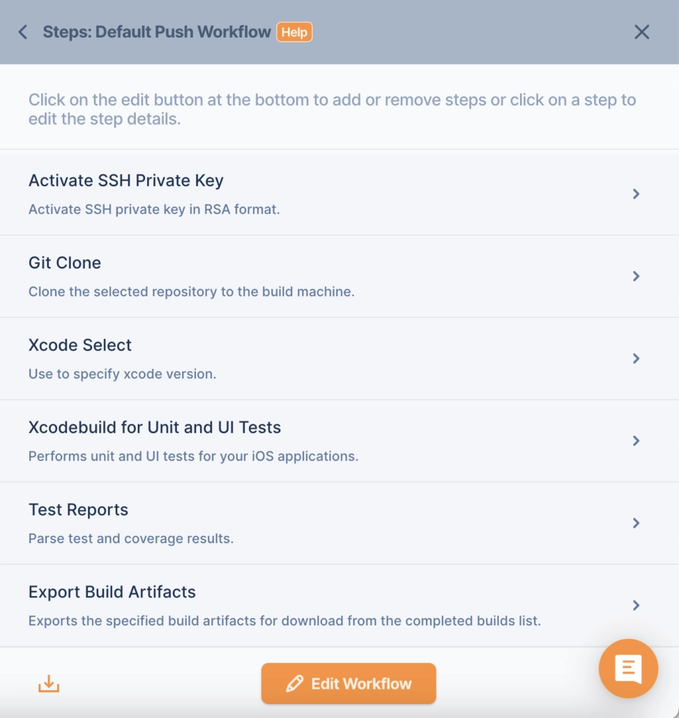 Example workflow to enable Test Results in Appcircle CI/CD