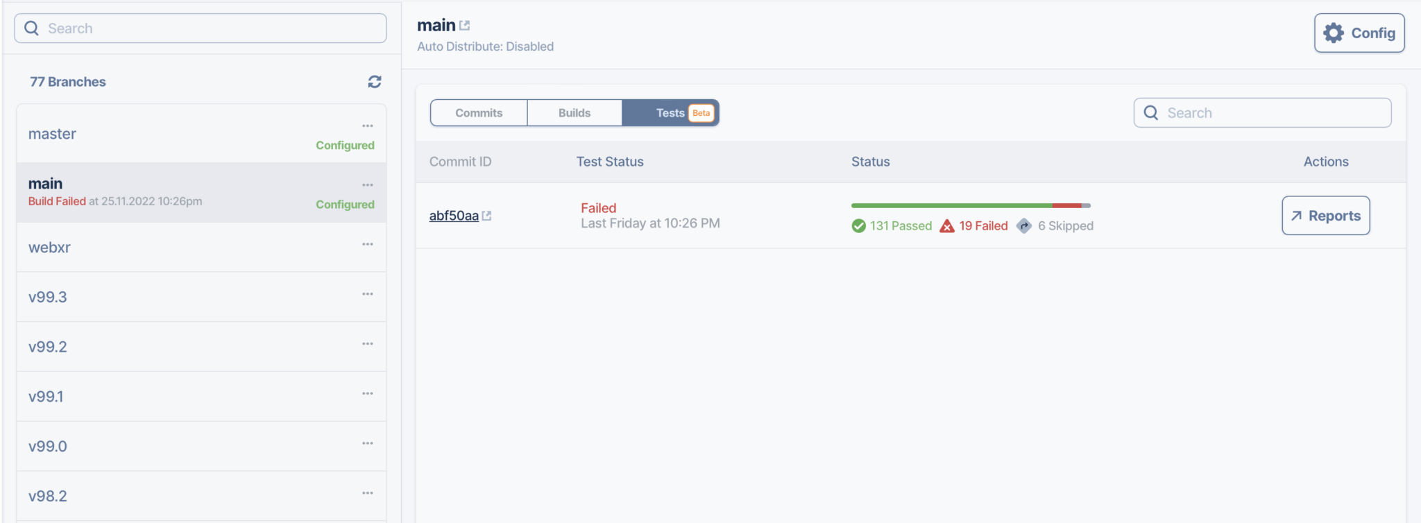 Test Results on Appcircle CI/CD