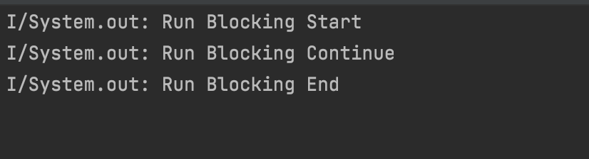 Run Blocking-Coroutine