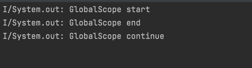 GlobalScope-Coroutine