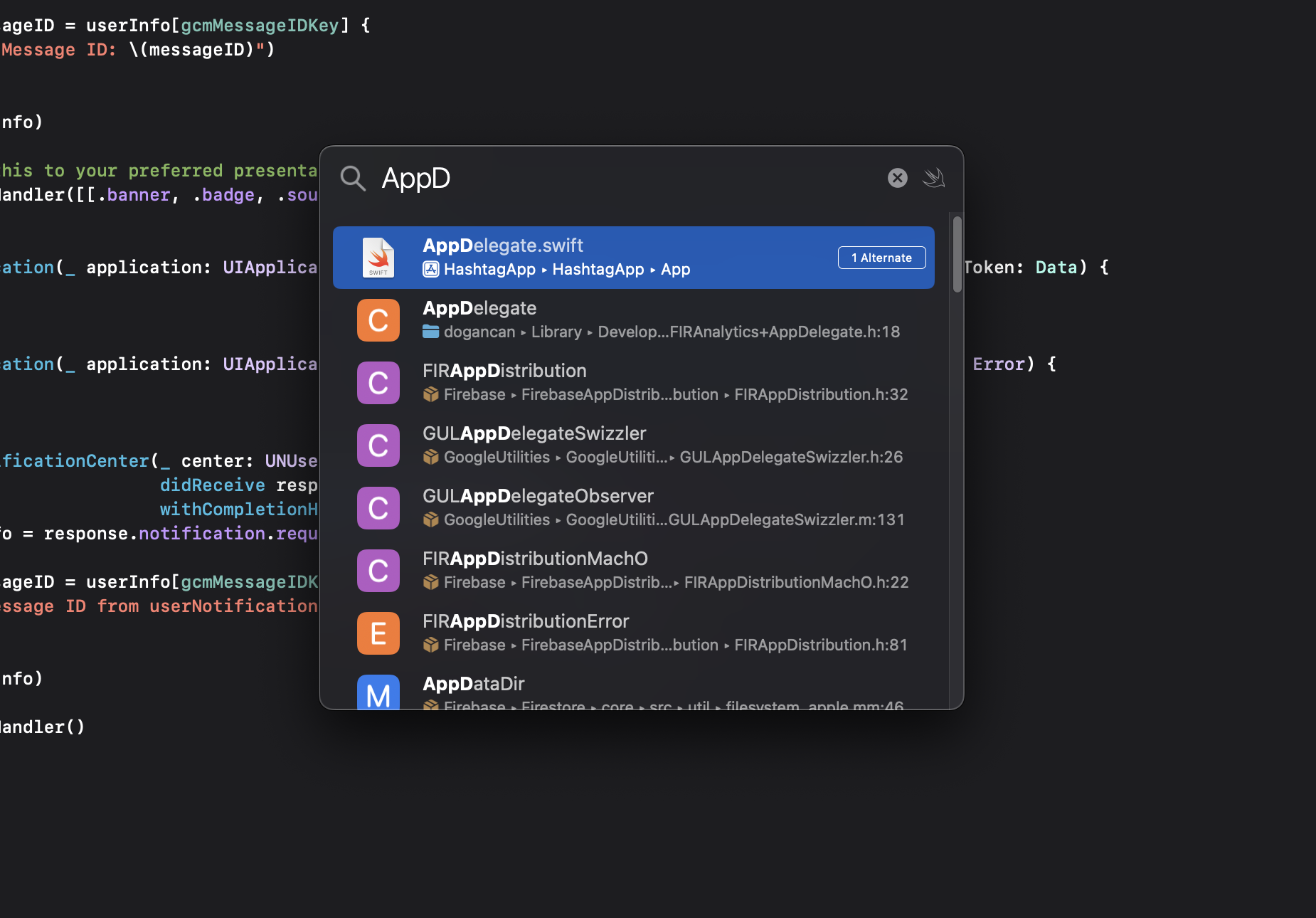 xcode-tips-open-quickly
