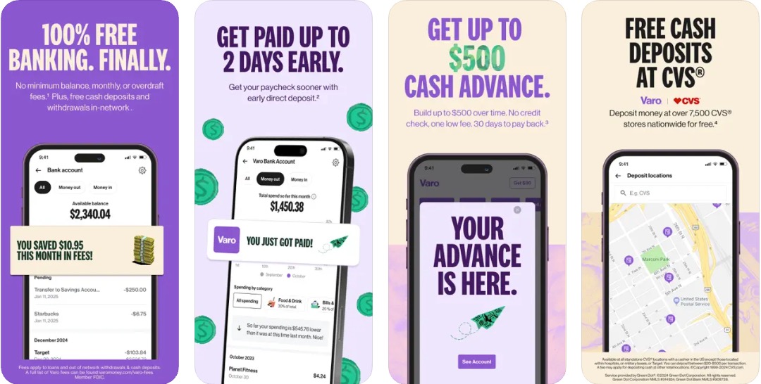 Varo Bank Mobile App