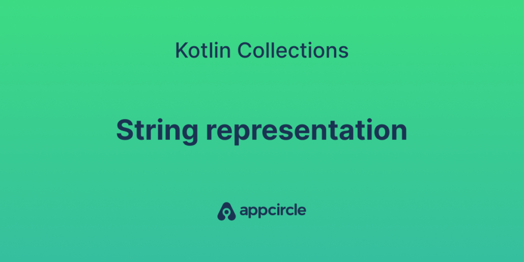 Kotlin string representation