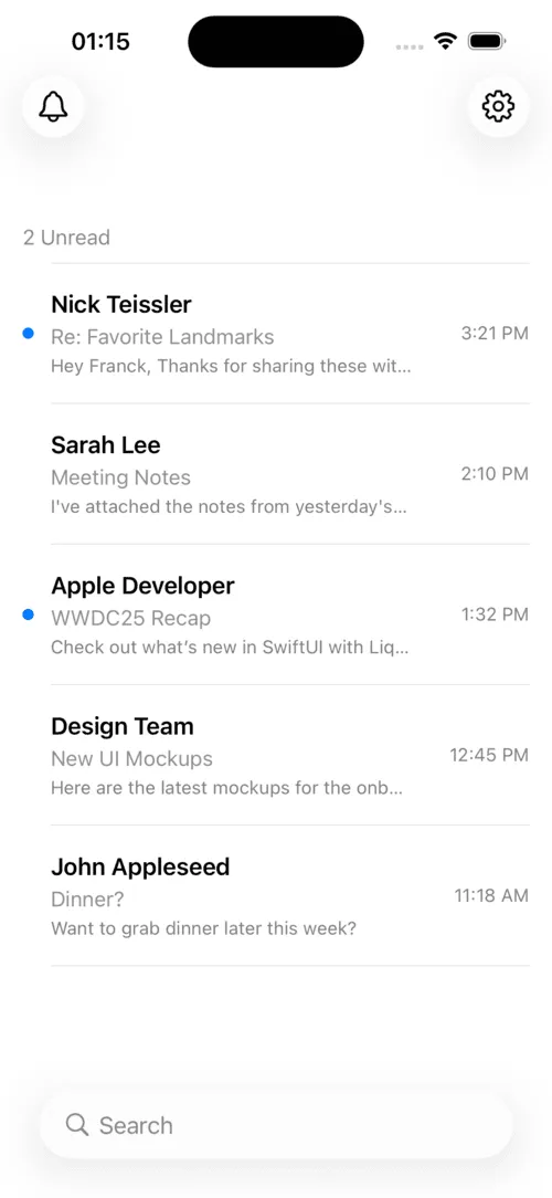 WWDC25 — New Design Elements