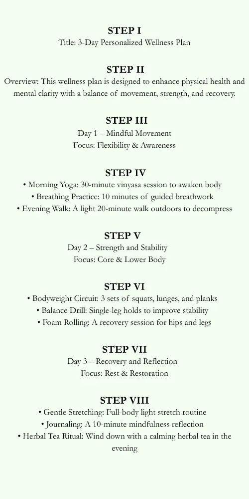 Streaming Output Prompt Step by Step Work Scheme