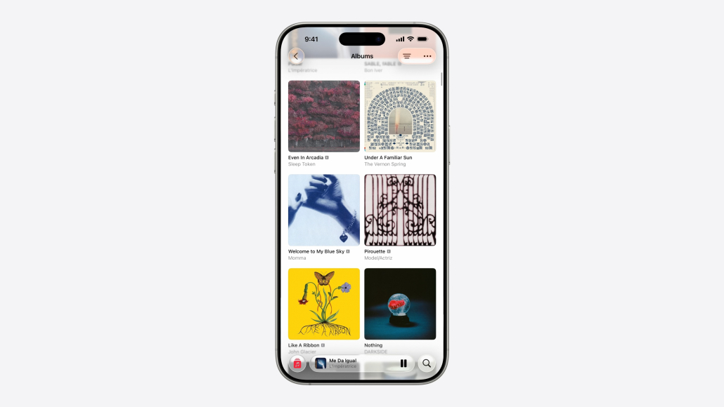 TabBar hiding view when scrolling down
