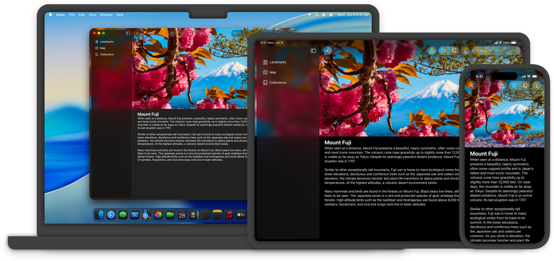 Liquid Glass Design across Platforms — Image Credit: Apple
