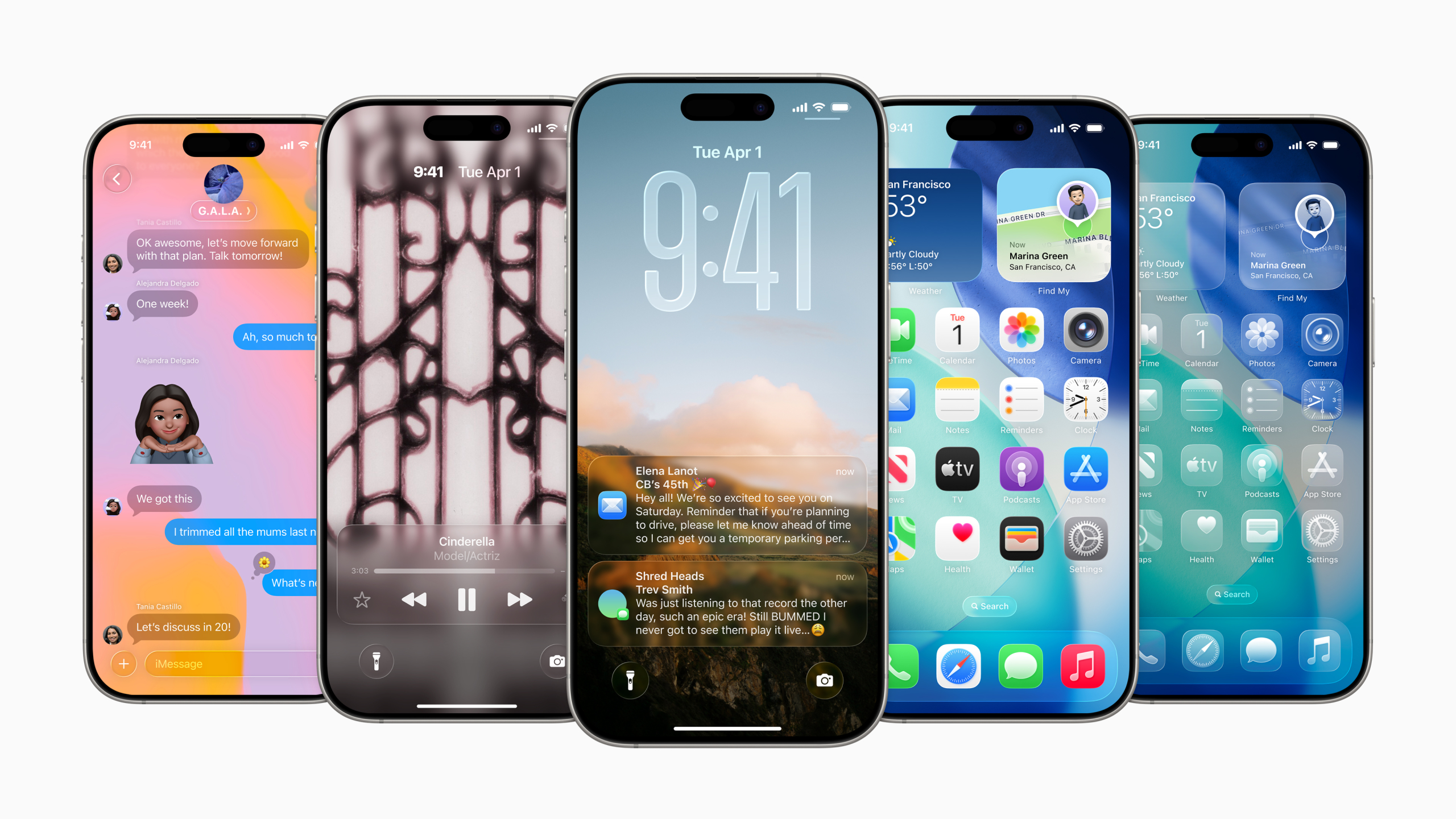 Liquid Glass Design in iOS 26 — Image Credit: Apple