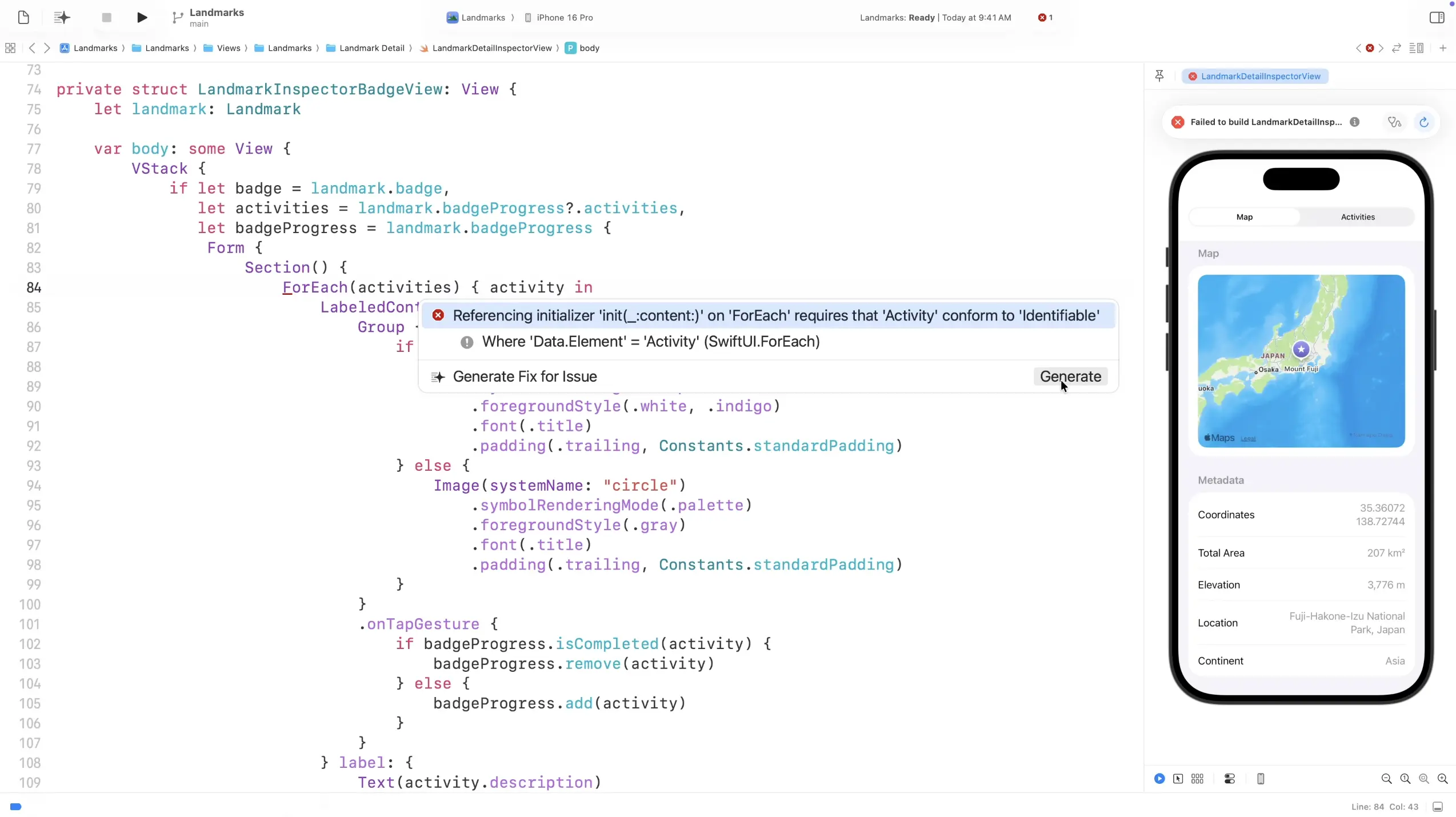 Automatic error fixing and deprecated warning resolution