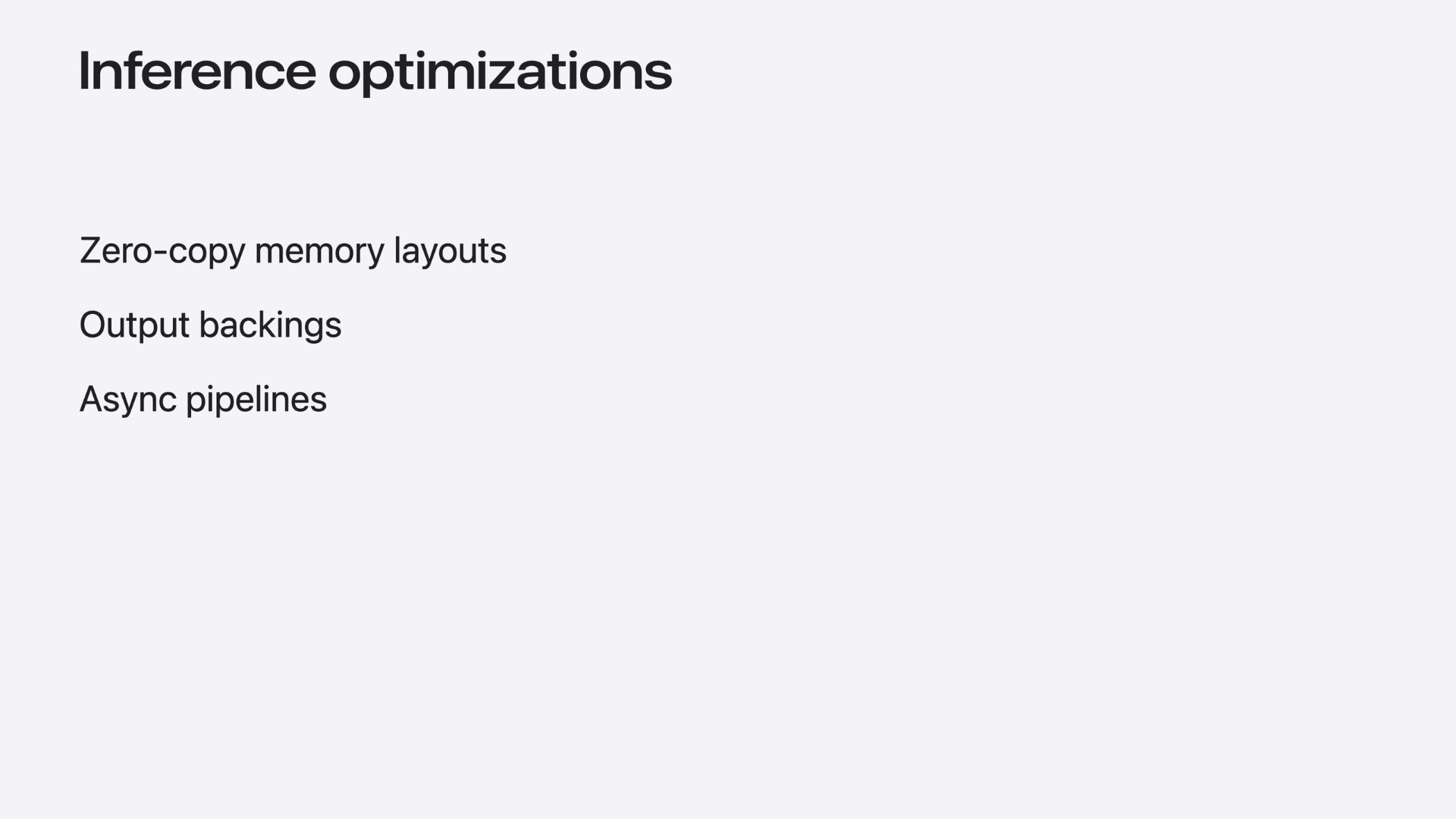 Low-Level Performance Optimization Techniques - wwdc26 core ai