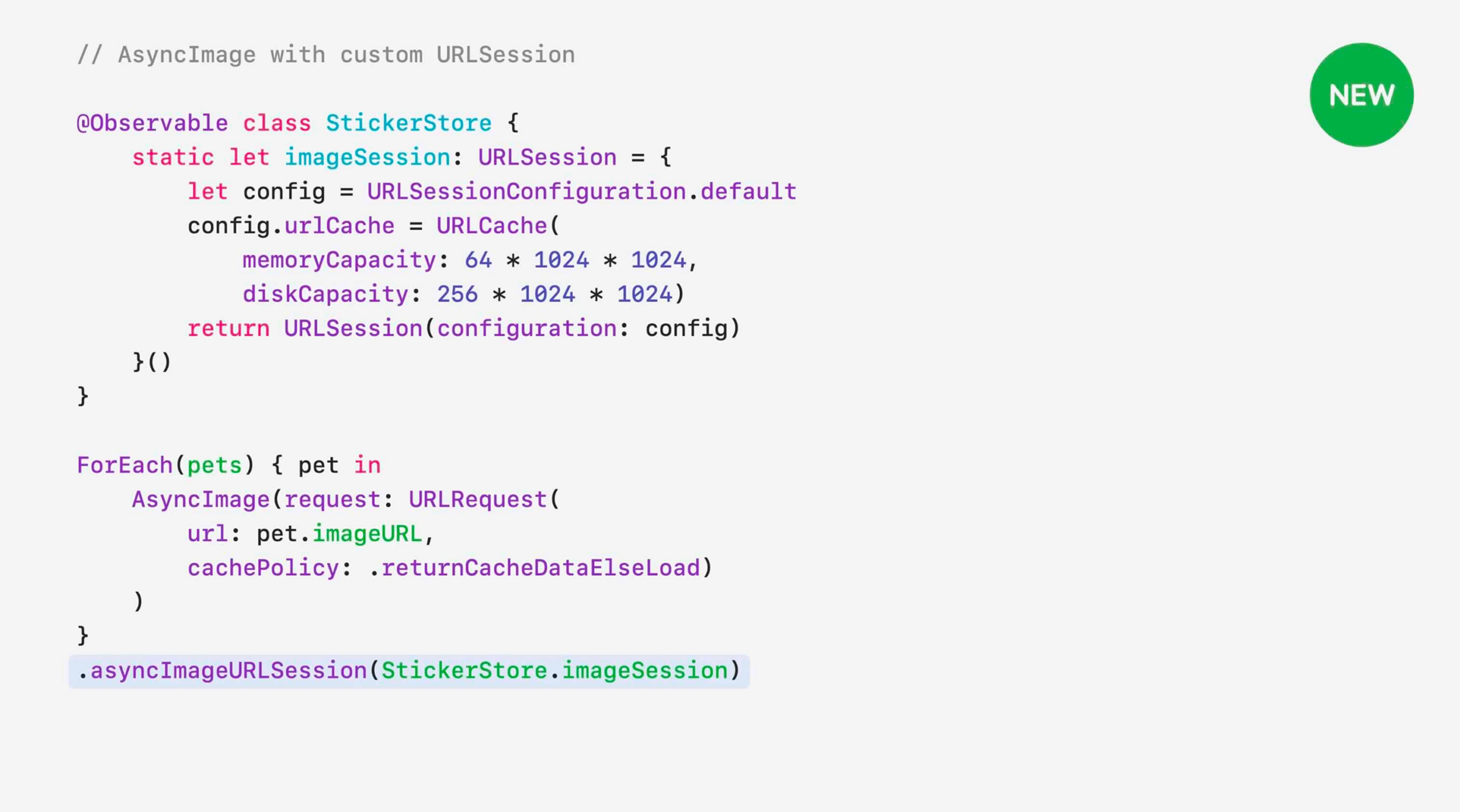 Using Custom URL Sessions