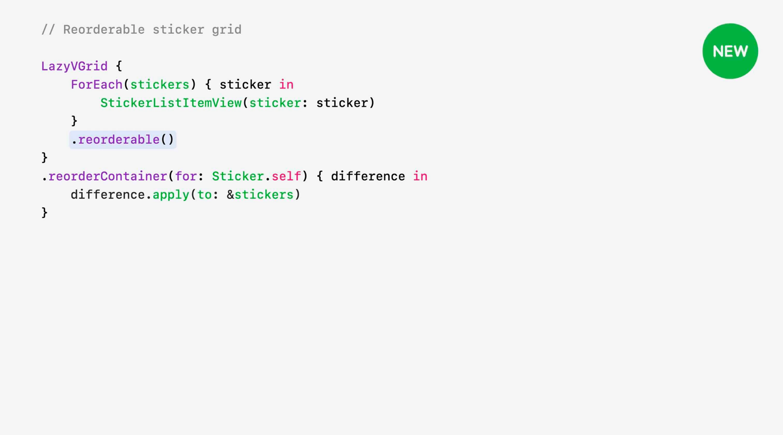 Bringing Reordering to Grid Layouts