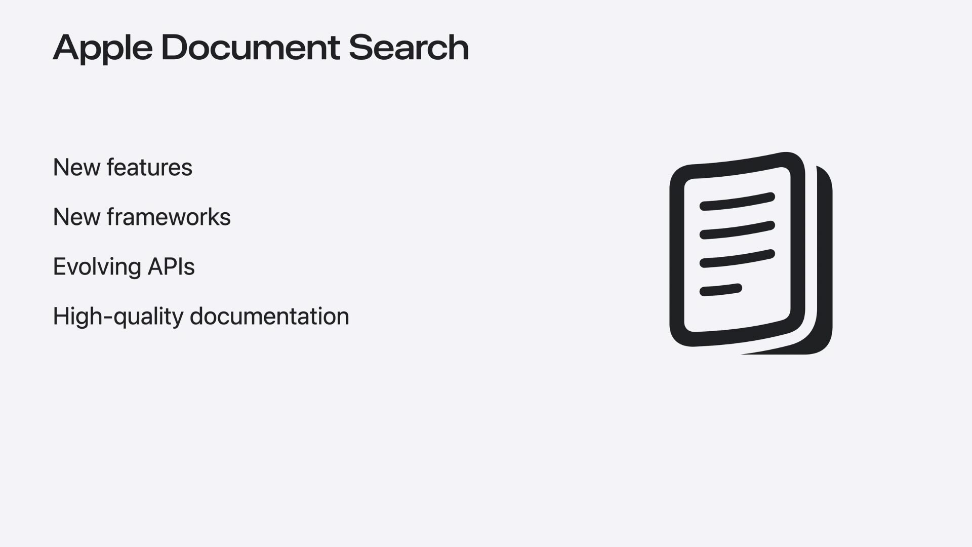 Apple Document Search